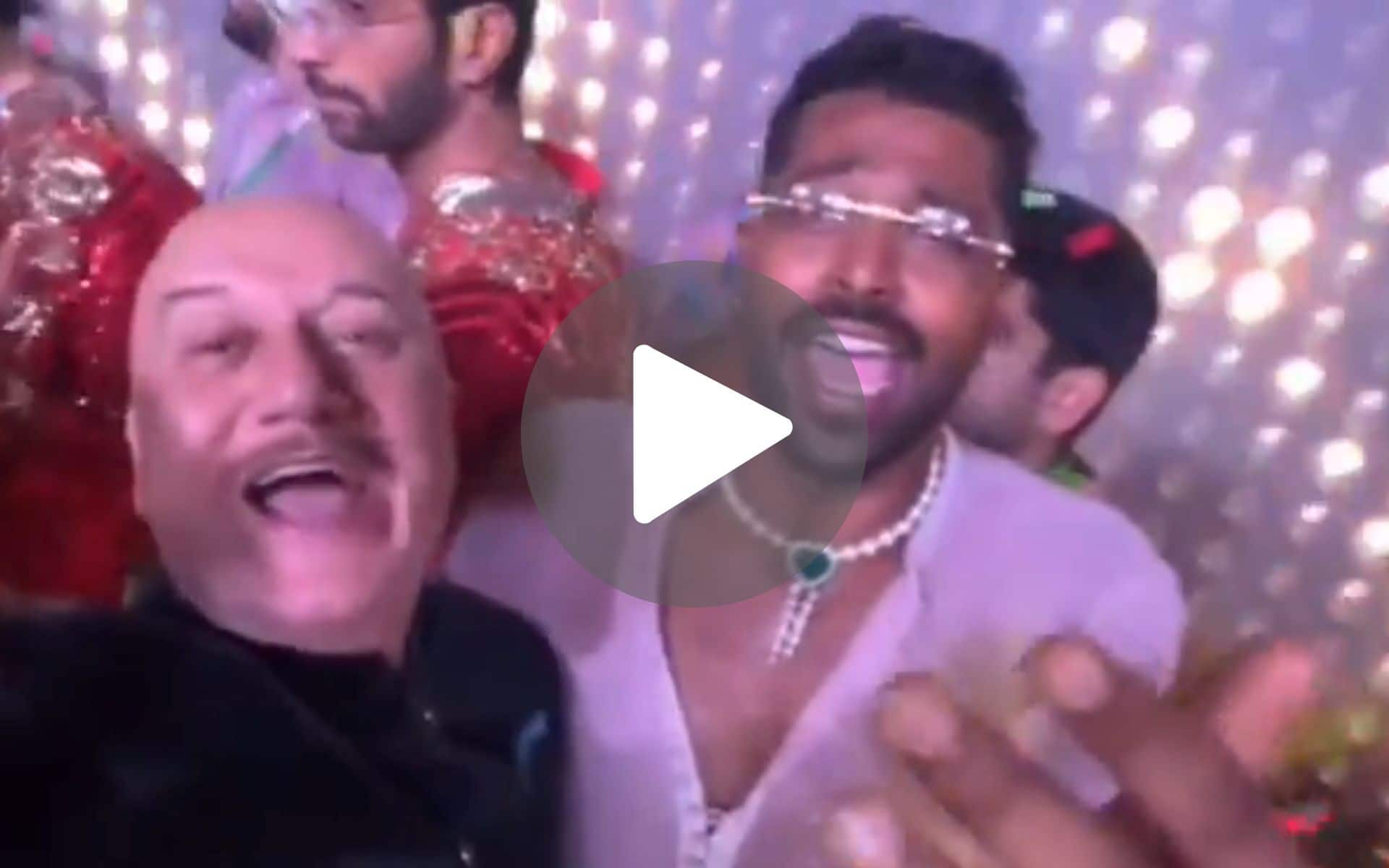 [Watch] Hardik Pandya, Anupam Kher Vibe Out To ‘Ye Jawani Hai Diwani’ At Anant-Radhika Wedding